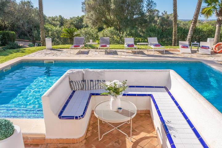 Ferienhaus 'Dalt Vila Campos' mit Pool, Garten und Wlan in Campos, Mallorca Süden
