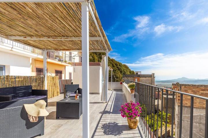 Ferienhaus für 2 Personen, mit Ausblick und Terrasse