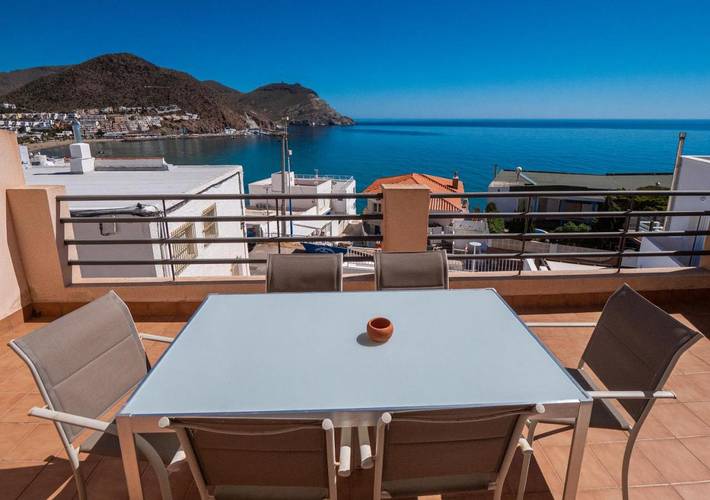 Appartamento per 4 persone, con Balcone e Terrazza nonché Panorama a San José (Andalusia)