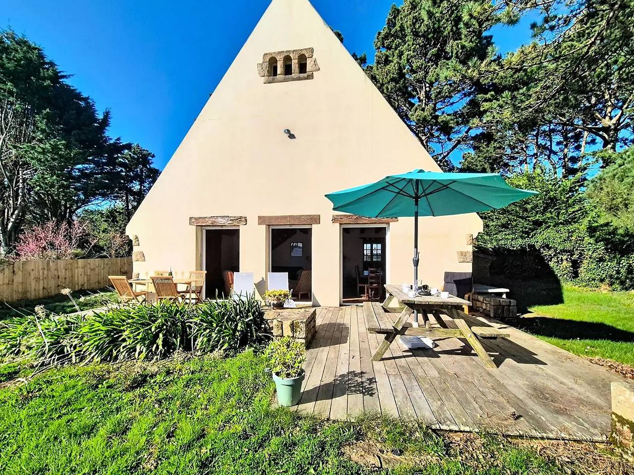 Ste Hélène - Haus 4 Zimmer -102m2 -Wifi- Meerblick in Sainte-Hélène, Côte des Mégalithes