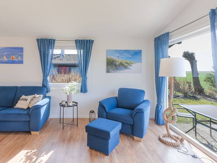 Ferienhaus für 4 Personen, mit Ausblick und Garten sowie Terrasse, kinderfreundlich in der Husumer Bucht - 4