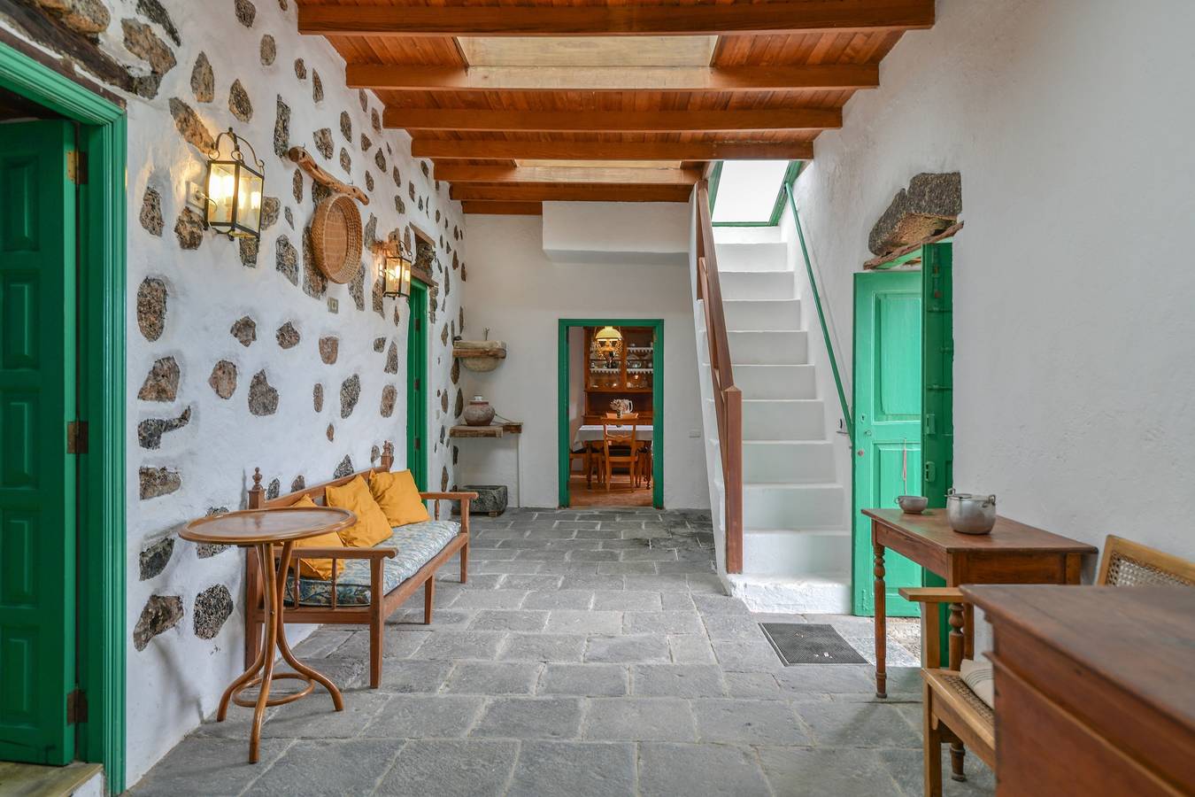 Rustikales Ferienhaus "Casa Rural Tamia" mit Terrasse und Blick auf die Berge, Wlan in Tao, Teguise