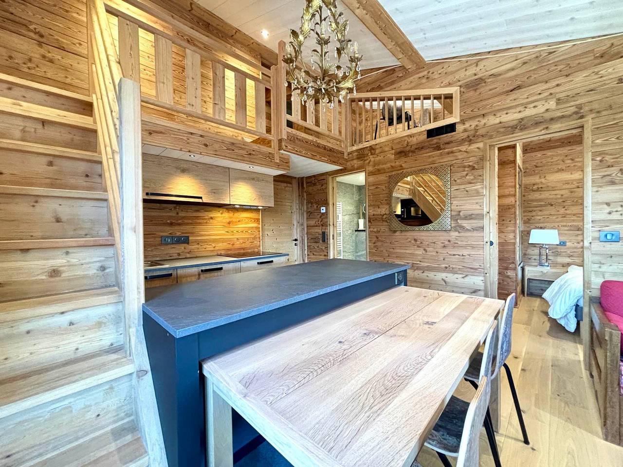 Chalet moderne pour 4 pers avec parking et Wifi à Crest-Voland in Crest-Voland, Région d'Albertville