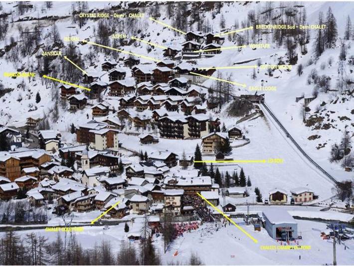 Chalet pour 16 personnes, avec balcon, animaux acceptés à Tignes - 3