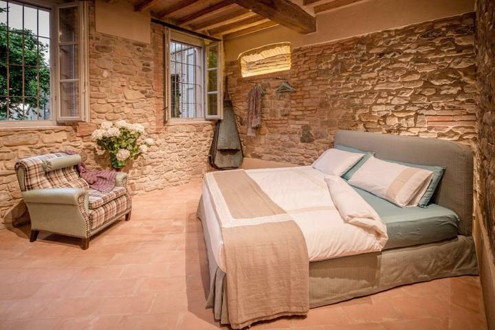 Chambre d’hôte pour 2 personnes, avec Terrasse ainsi que Jardin et Vue à Sala Baganza