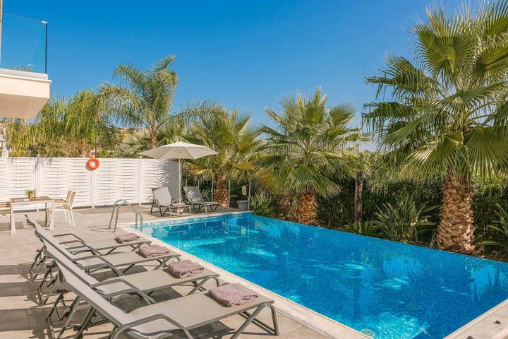 Villa pour 7 personnes, avec terrasse dans Skala - 4