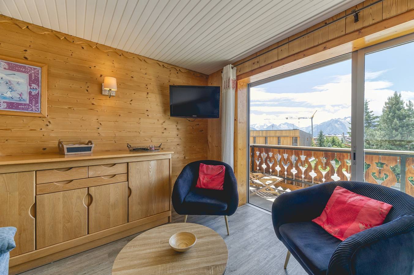 Ganze Wohnung, Ferienwohnung 'Crocus 4-5 55m2' mit Balkon und Wi-Fi in Huez, Nationalpark Écrins