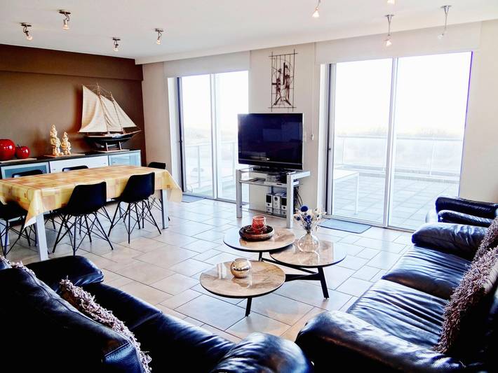 Ferienwohnung für 6 Personen, mit Meerblick und Terrasse in Nieuwpoort