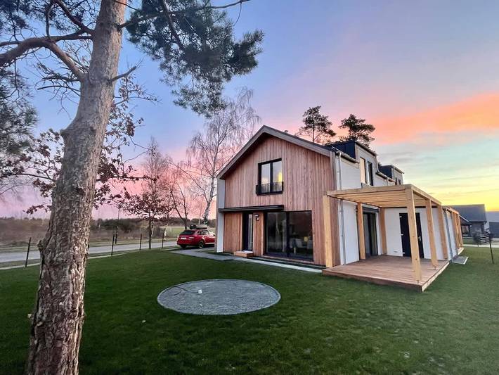Ferienhaus für 6 Personen, mit Whirlpool und Garten sowie Sauna in Pruchten