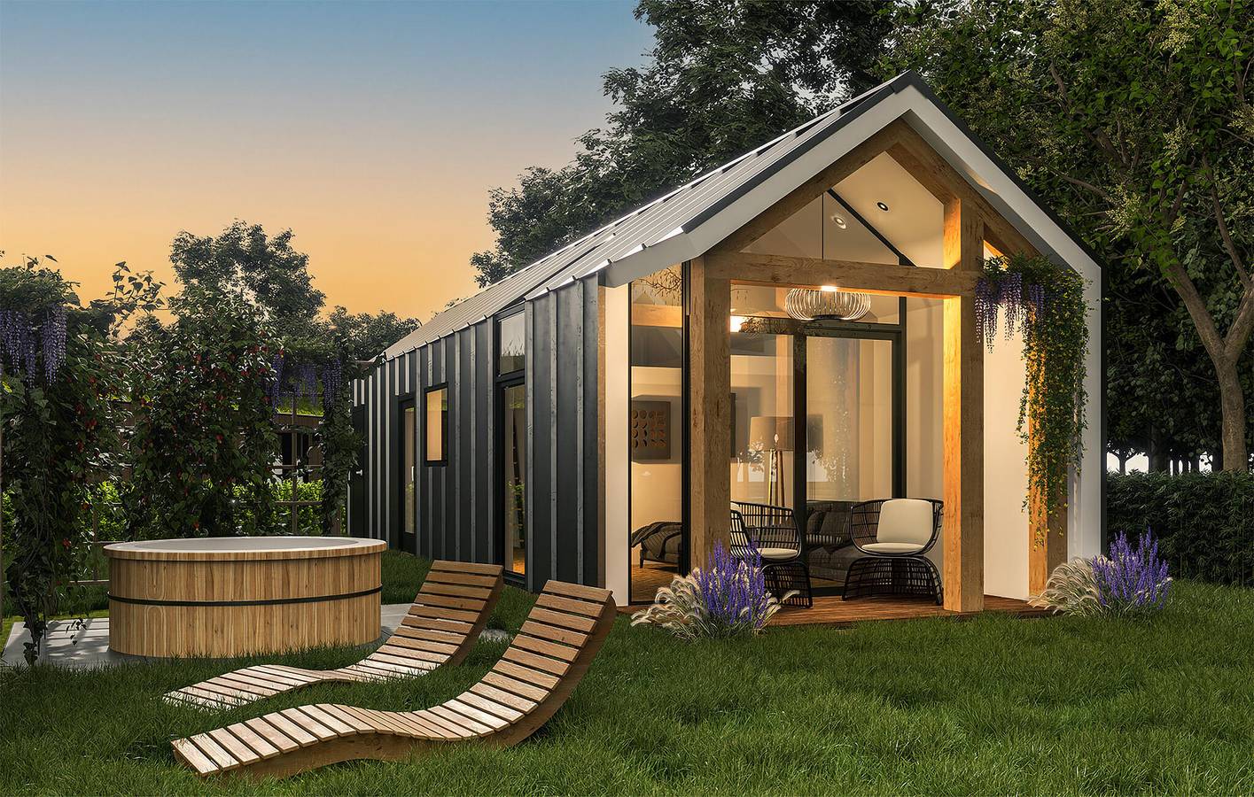 Holiday home for 4 people with garden in North Sea Netherlands