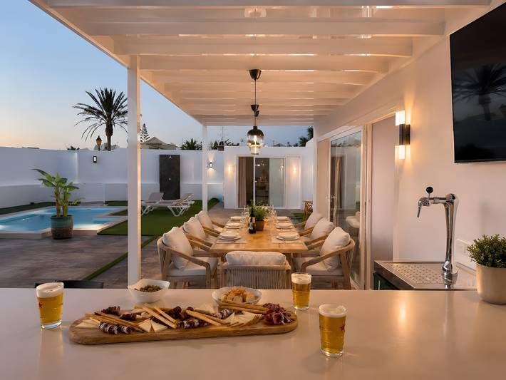 Ferienhaus für 12 Personen, mit Garten in Playa Blanca - 3