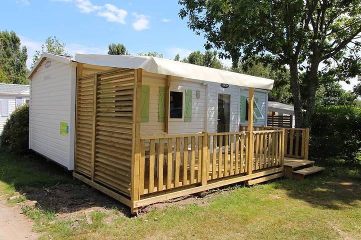Camping pour 6 personnes, avec Terrasse ainsi que Jardin et Piscine à Carnac