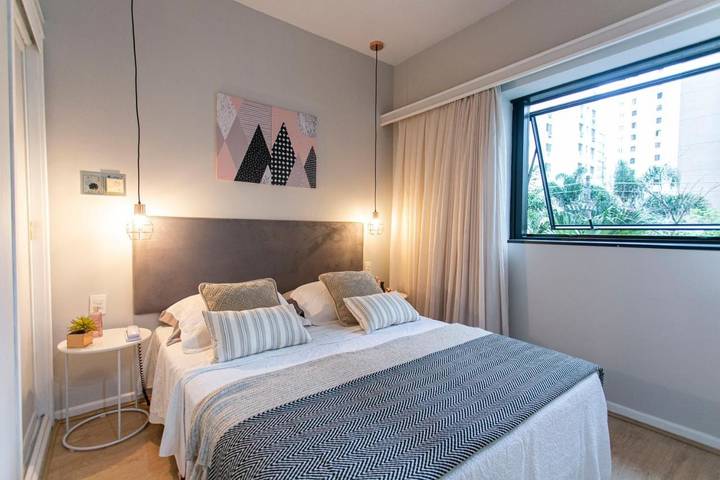 Casas e apartamentos de temporada para 4 pessoas, com jardim e piscina em São Paulo