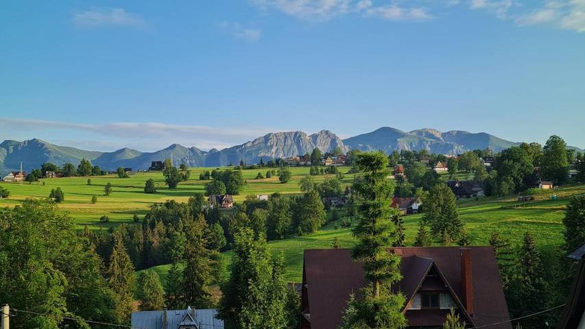 Wiejski domek dla 4 osób, z ogród i widok w Tatry