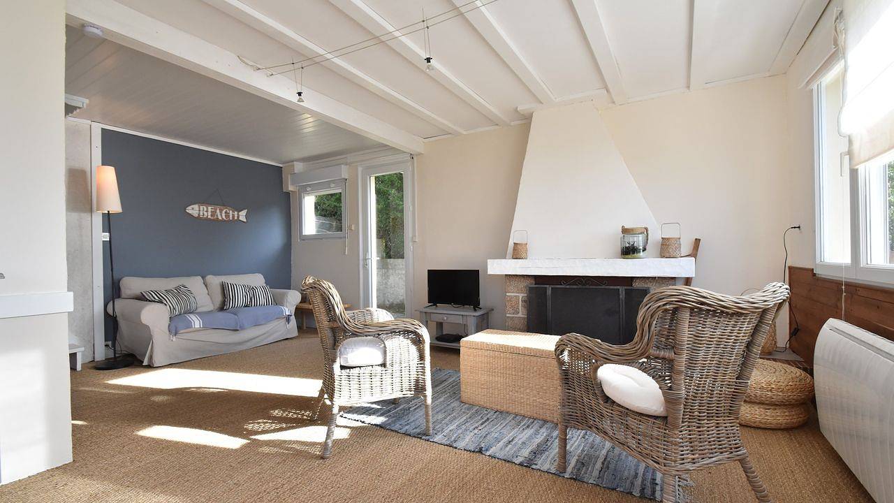 Maison de vacances pour 5 personnes avec terrasse in Fermanville, Région de Cherbourg