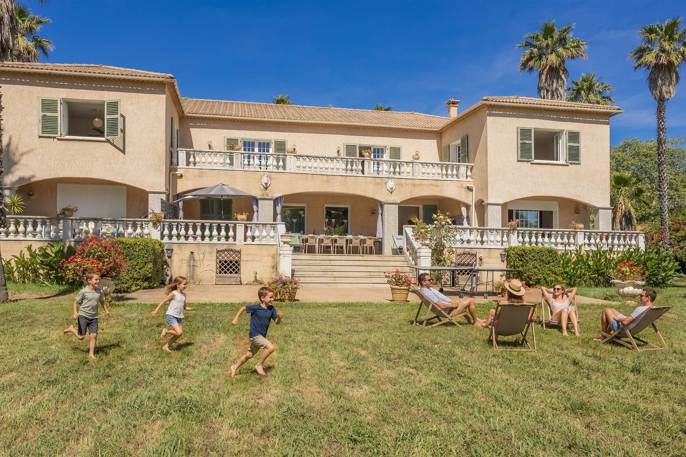 Villa Washingtonia - villa de charme avec accès privé à la plage in Taglio-Isolaccio, Arrondissement de Corte
