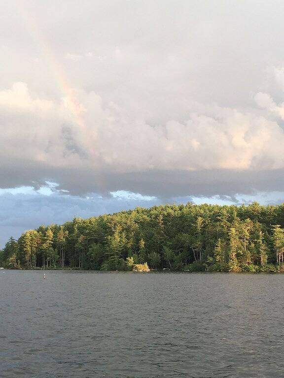 Genießen Sie schöne Squam Lake von diesem charmanten Hütte, Rahmen On Golden Pond in Moultonborough, Squam Lake