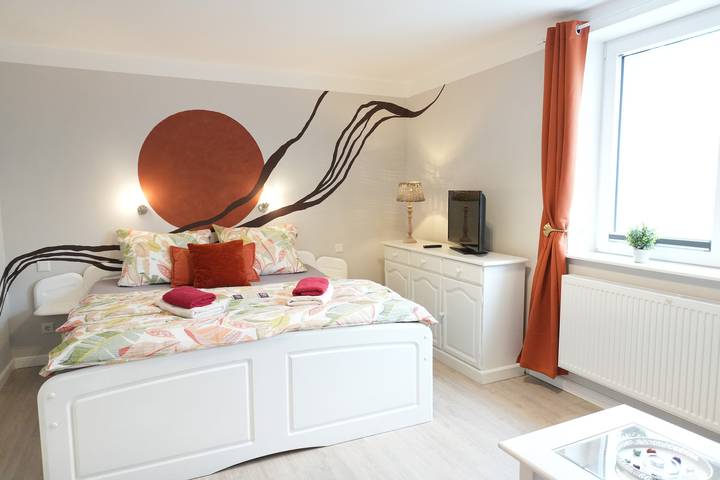 Haevn am Meer Vogelparadies, Zimmer Feuer in Reußenköge, Nordfriesland