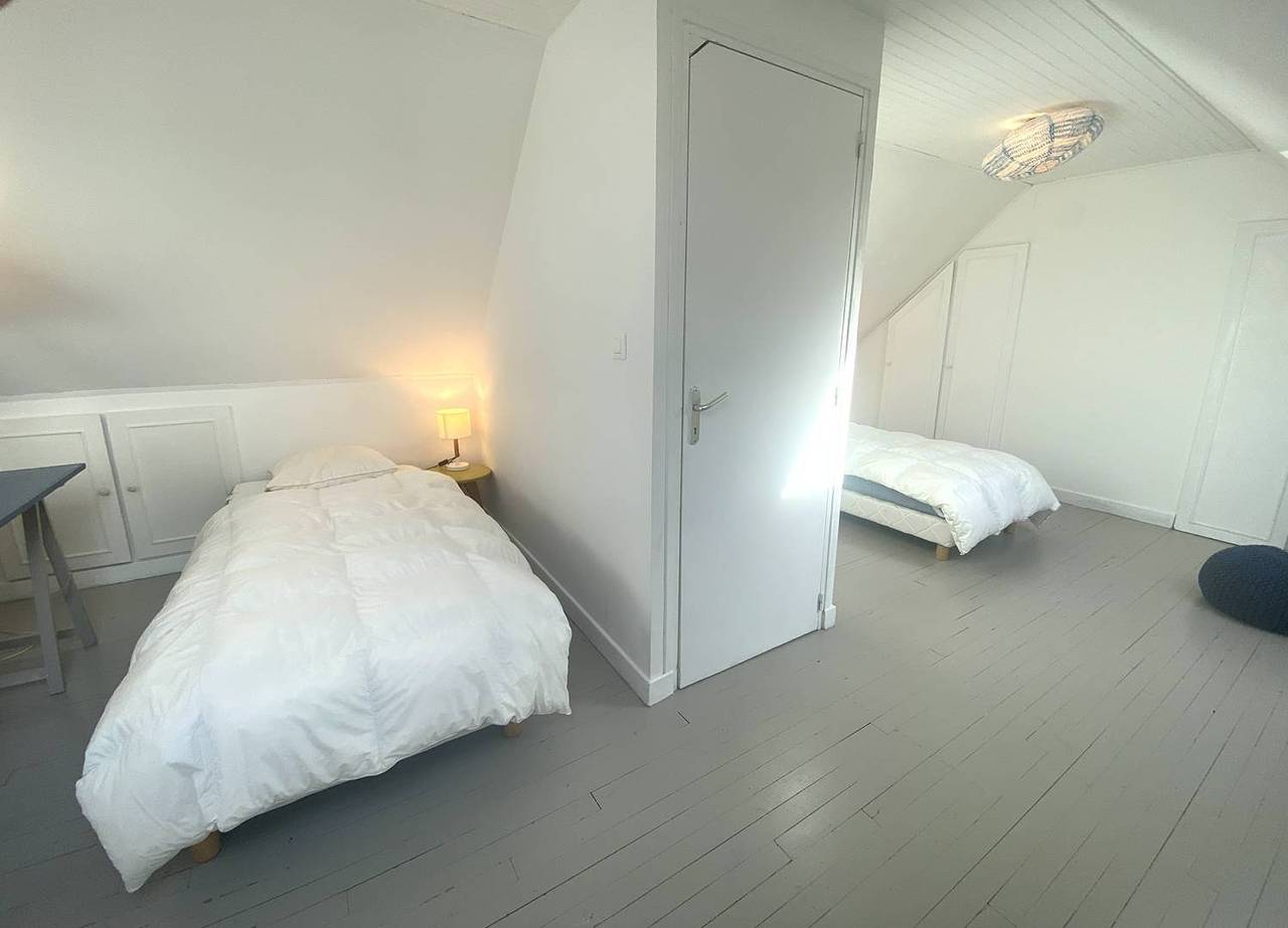 House renovated with sea view with large facing south garden in Ile Grande in Île-Grande, Pleumeur-Bodou