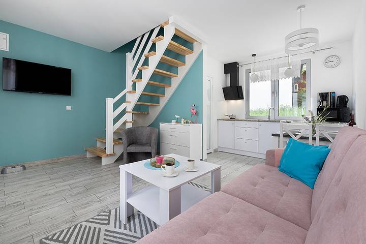 Maison de vacances pour 6 personnes avec terrasse in Pogorzelica, Powiat de Gryfice