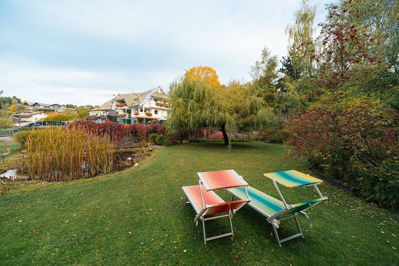 Ganze Wohnung, Charmante, kleine Ferienwohnung am Meer in der Villa Anina mit Pool in Klobenstein, Ritten