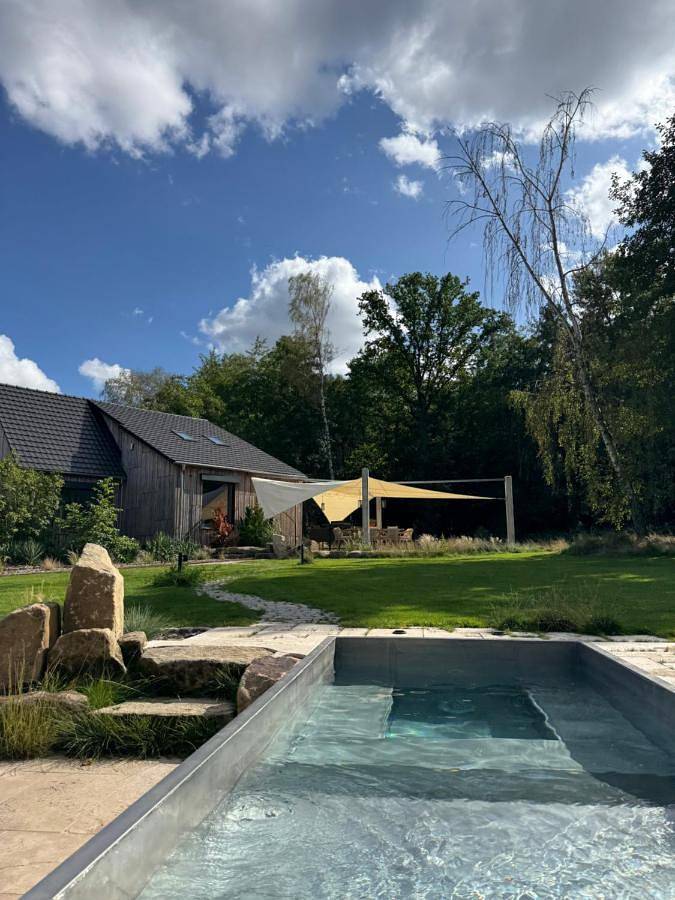 Ferienhaus für 4 Personen, mit Balkon und Whirlpool sowie Terrasse und Garten in Zittau