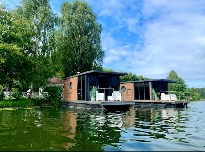 Boot für 4 Personen, mit Terrasse und Garten sowie Sauna und Seeblick in Polen - 2