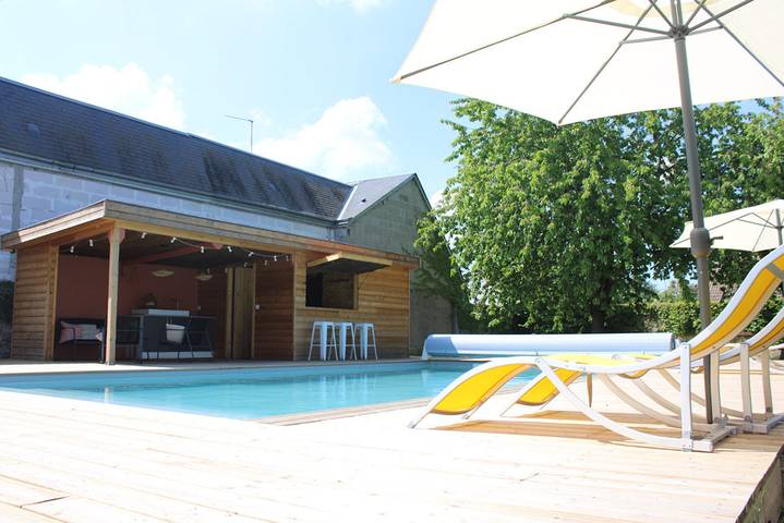 Gîte pour 6 personnes, avec terrasse ainsi que jardin et piscine dans Veuzain-sur-Loire - 2