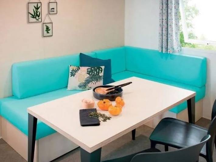 Mobil home pour 6 personnes, avec terrasse et piscine à Saint-Paul-en-Born - 2