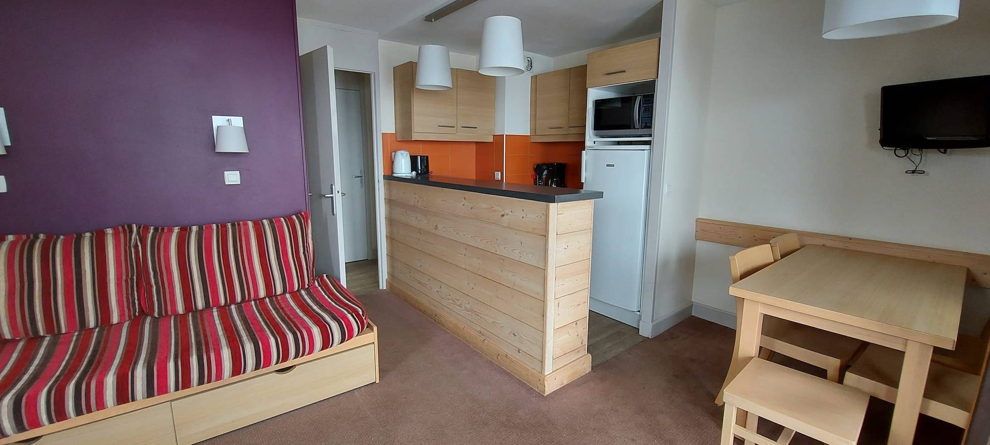 Appartement entier, Bel Appartement Avec Terrasse à La Plagne 1800 in La Plagne, La Plagne-Tarentaise