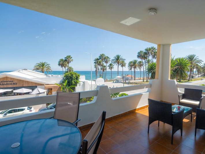 Appartement de vacances pour 6 personnes, avec Balcon/Terrasse et Vue sur l’océan ainsi que Jardin et Piscine à Marbella - 2