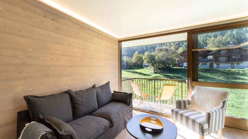 Location de vacances pour 6 personnes, avec balcon dans Courchevel 1300 (Le Praz)
