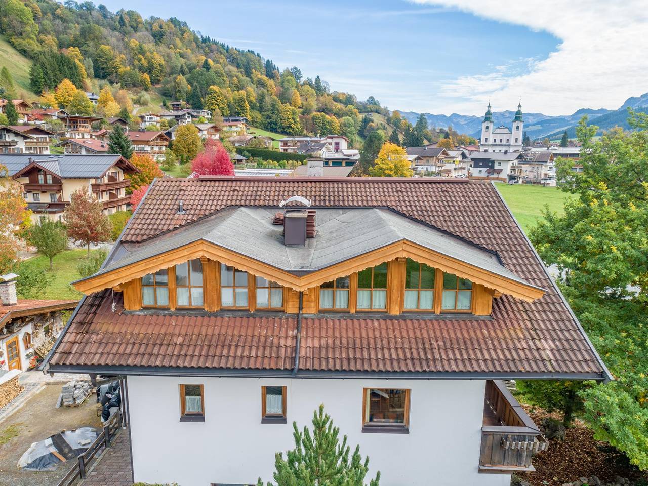 Geheel appartement, Comfortabel appartement vlakbij de skilift in Brixen im Thale, Kaisergebirge