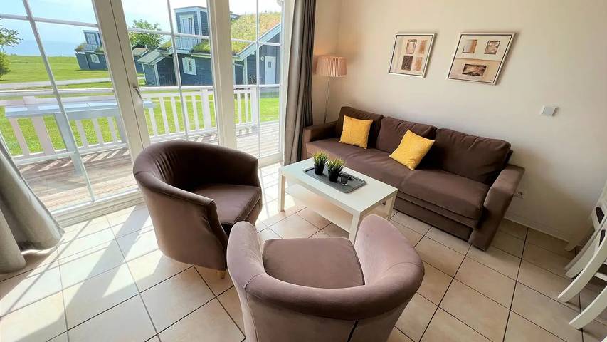 Ferienhaus für 6 Personen, mit Balkon und Garten sowie Whirlpool und Sauna in Hansa-Park - 3