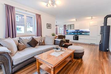 Ferienwohnung für 4 Personen, mit Ausblick und Garten am Wolfgangsee