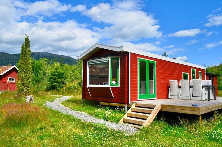 Gîte pour 6 personnes, avec terrasse ainsi que jardin et vue dans Bø - 4