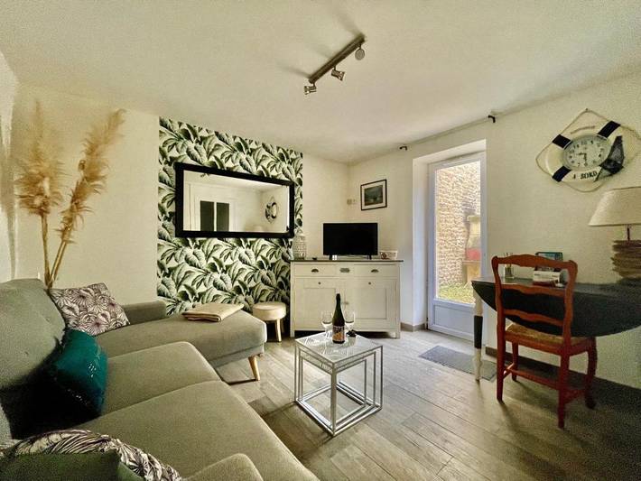 Maison de vacances pour 4 personnes, avec vue et jardin