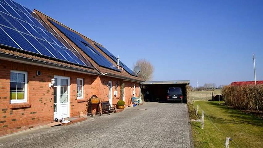 Ferienhaus für 5 Personen, mit Garten und Terrasse, mit Haustier in Nordstrand