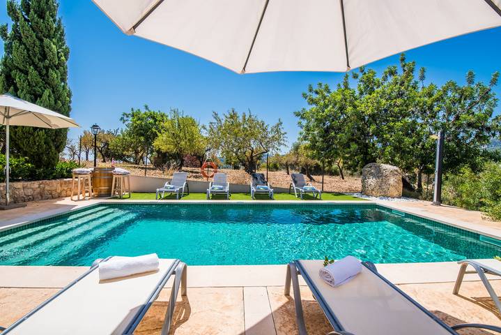 Finca für 8 Personen, mit Balkon und Garten in Selva - 4