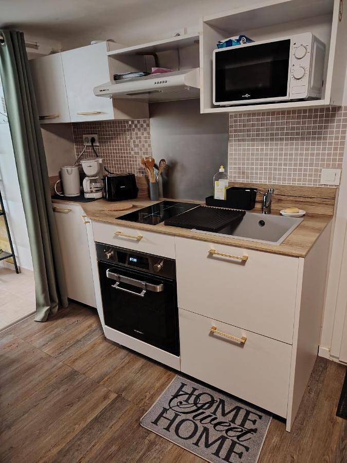 Appartement de vacances pour 2 personnes, avec jardin