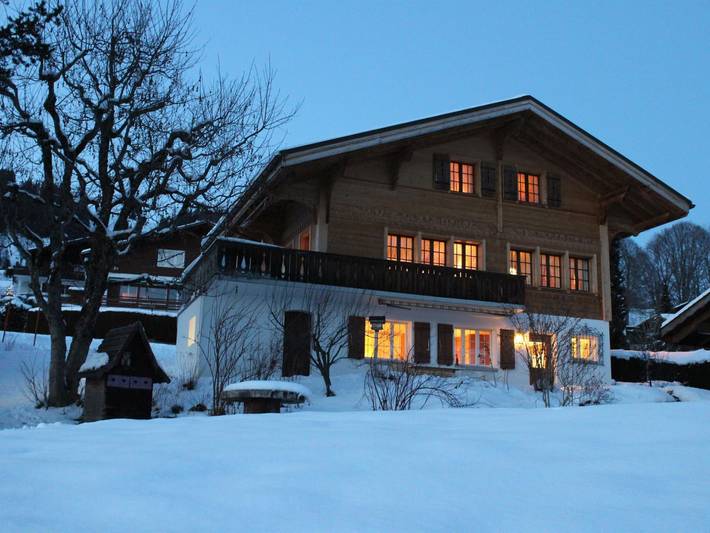 Chalet pour 7 personnes, avec balcon à Saanen - 4