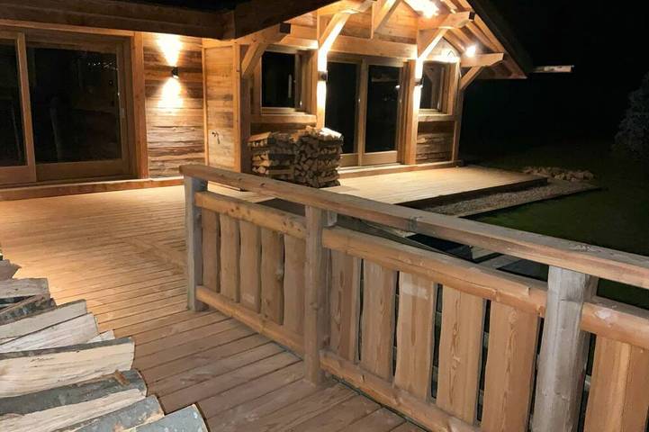 Chalet pour 14 personnes, avec jardin ainsi que jacuzzi et sauna à Bolquère