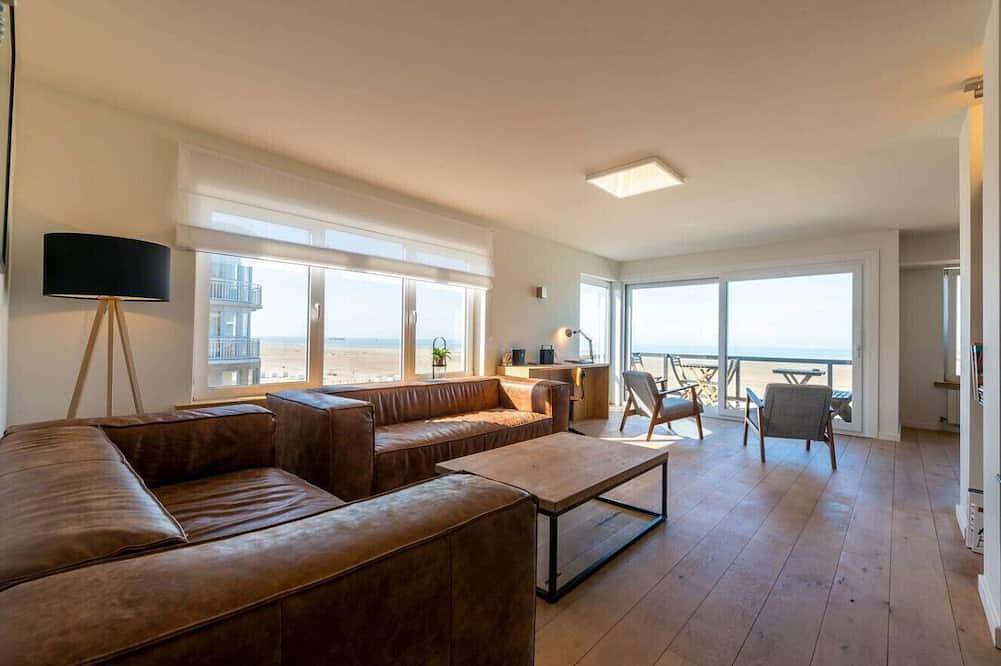 Geheel appartement, Modern & Large appt (8p.) ocean view & terrace in Brugge, Belgische Kust