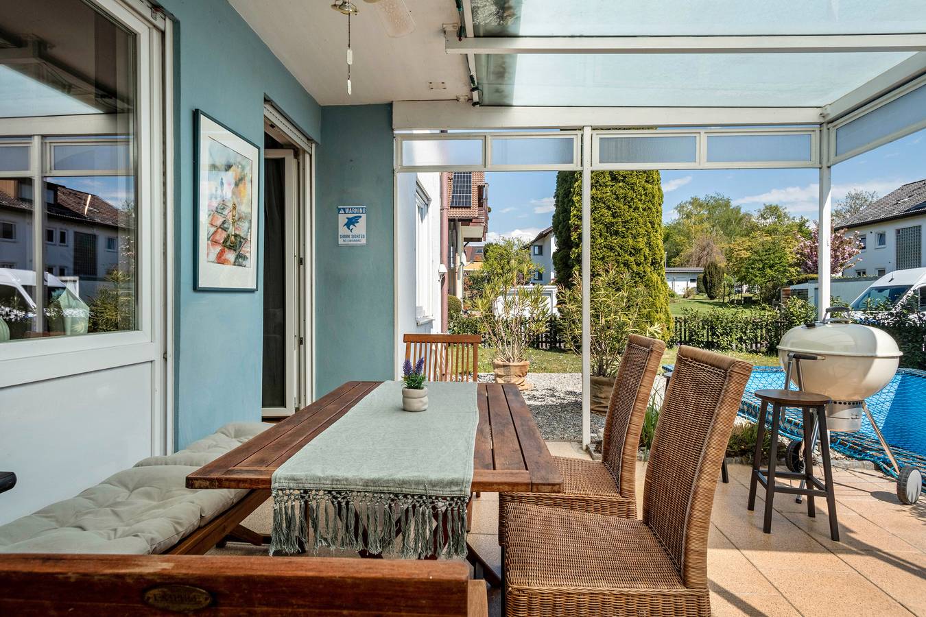 Casa de vacaciones 'Casa Noho' con terraza privada, jardín privado y Wi-Fi in Nonnenhorn, Suabia (Baviera)