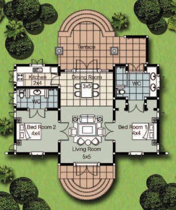 Villa pour 4 personnes, avec jardin et piscine ainsi que jacuzzi et bassin pour enfant en Thailande - 3