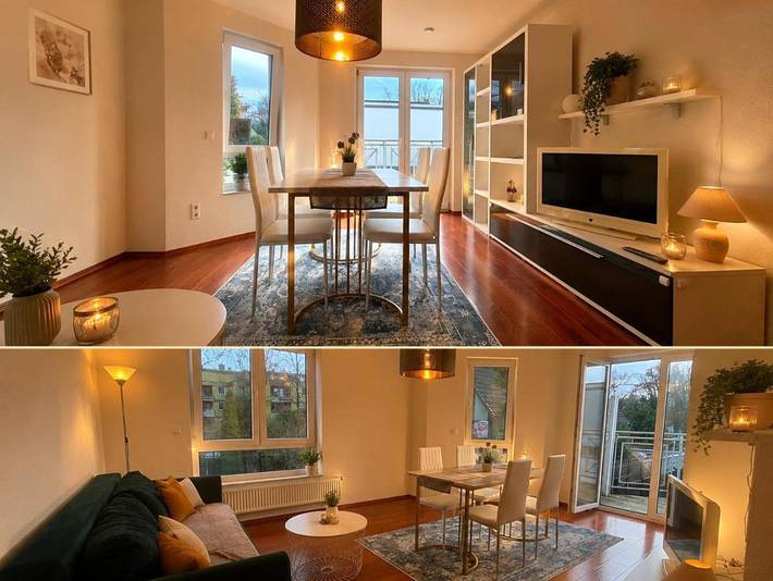 Ferienwohnung für 4 Personen, mit Ausblick und Terrasse in Langenhagen