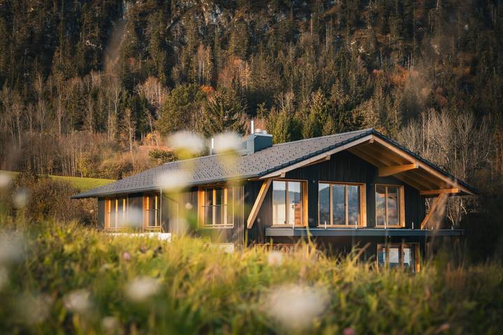 Hütte für 6 Personen, mit Balkon und Balkon/Terrasse sowie Sauna in Reit im Winkl