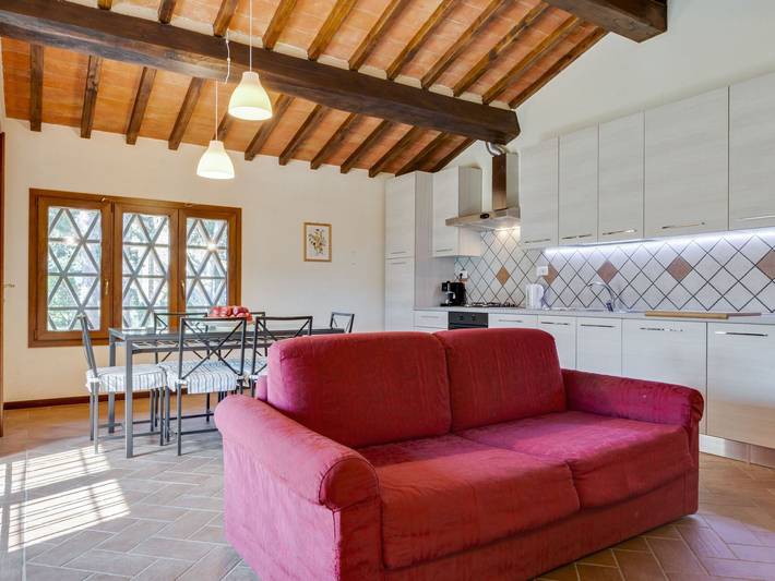 Gîte pour 7 personnes, avec piscine ainsi que terrasse et jardin, animaux acceptés à Montespertoli - 3