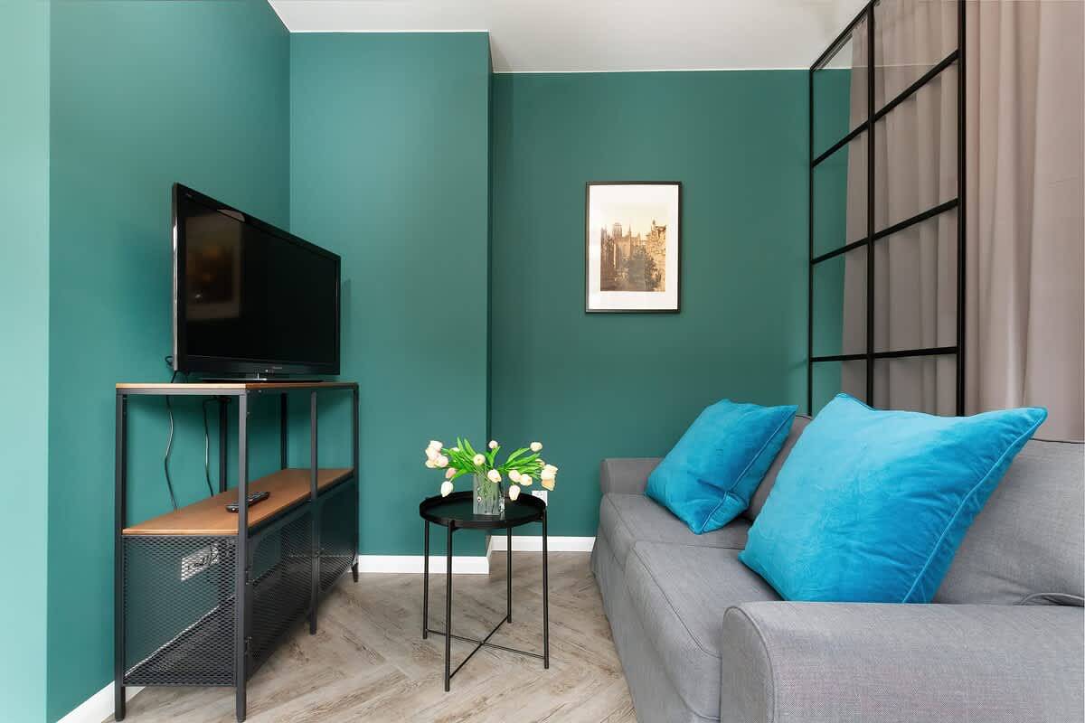 Appartamento intero, Rajska 8 | Dark Green and Grey Apartment | Bath in Danzica, Tripla Città