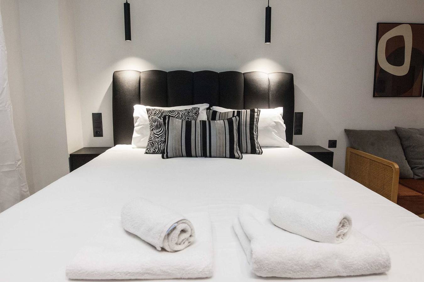 Gehele studio, Lovely Brand New Studio near Victoria Metro in Centraal deel van Athene, Athene